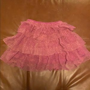 Purple sparkly Hanna Andersson skirt. Size 100 3t